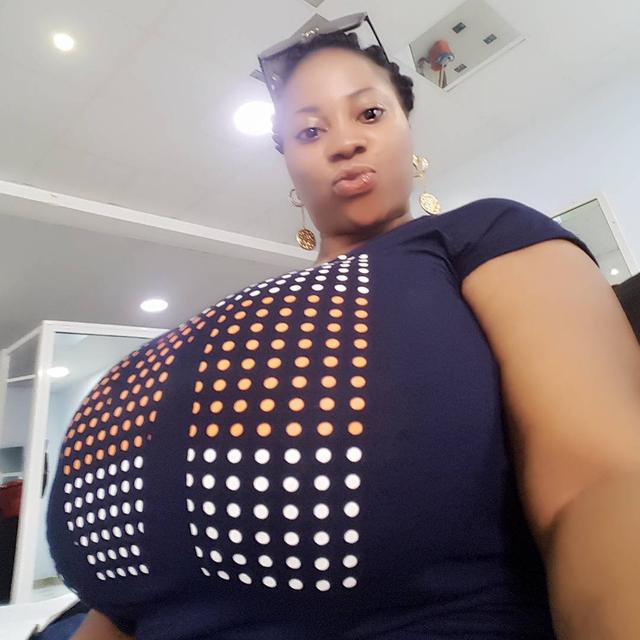 Nigerian Lady With Biggest Massive Bust Try To Shutdown Instagram Photos国际蛋蛋赞 