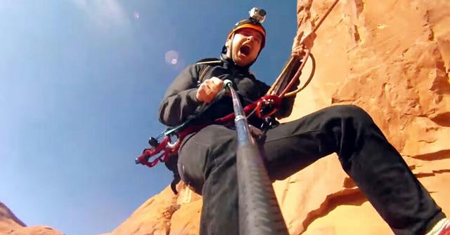 Guy Turns Rock Into World S Largest Rope Swing His Video