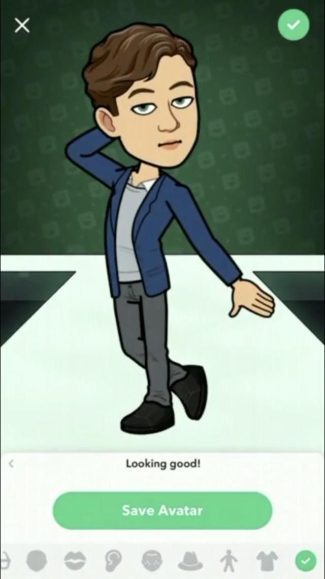 Snapchat 101 How to Use Your Selfies to Create a Bitmoji Deluxe_国际_蛋蛋赞