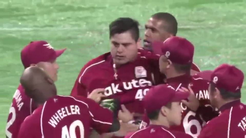 鷹と鷲が大乱闘 アマダー大迫力 怖っ 野球