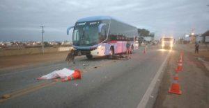 Motociclista morre ao bater de frente com ônibus em Soledade