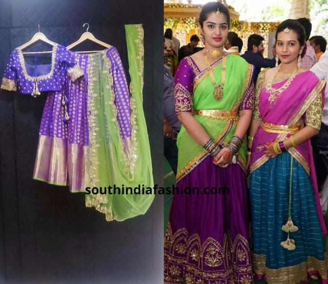 Top 10 Half Saree Color Combinations Trending This Season 国际 蛋蛋赞