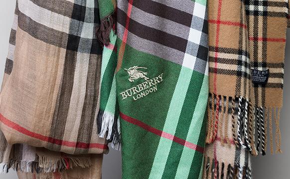 burberry scarf the real real