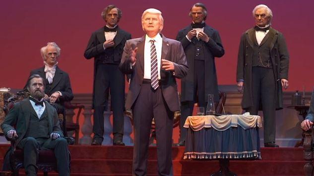 Donald Trump And The Hall Of Presidents Disney Had No Good Options 国际 蛋蛋赞