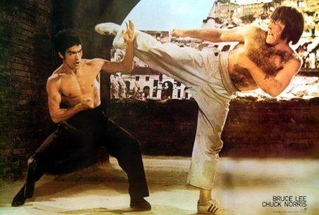 bruce lee chuck norris colosseum