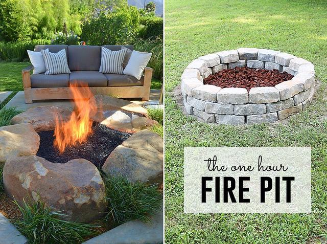 A Cozy Dreamy Winter Affordable And Easy To Build Diy Fire Pits