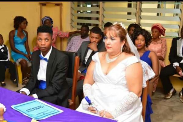 Young Nigerian Man From Ekiti State Marries His Older British Lover In Ekiti State For Visa (Photos)