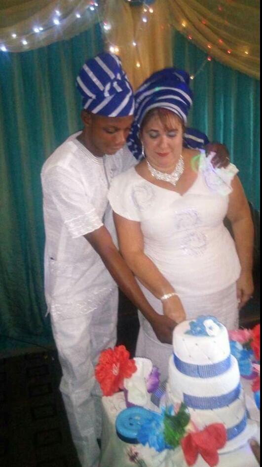 Young Nigerian Man From Ekiti State Marries His Older British Lover In Ekiti State For Visa (Photos)