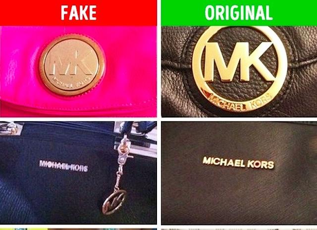 original mk bag vs fake