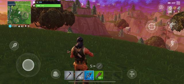 collecter des ressources est facile mais les transformer en fortifications sur mobile peut etre un peu difficile - fortnite fait chauffer mon pc