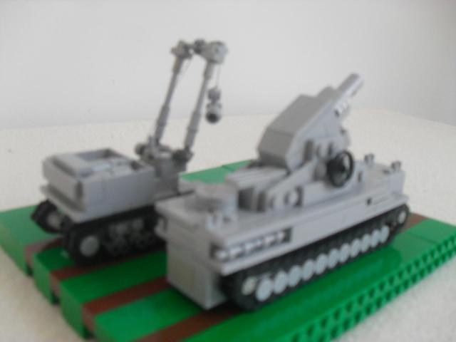 Wehrmacht WW2 Heavy mortar Karl Gerät build out of LEGO bricks_国际_蛋蛋赞