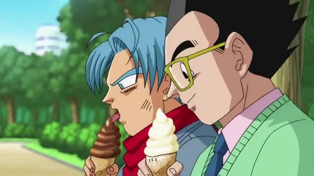 たぶん数年ぶりのソフトクリームのトランクスw ドラゴンボール超 第５２話