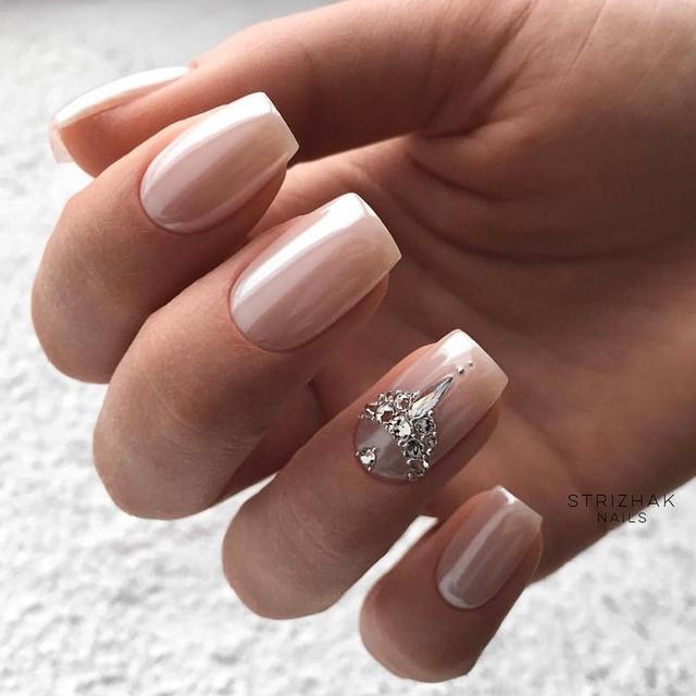 38 indispensable options of manicure with a square shape of nails