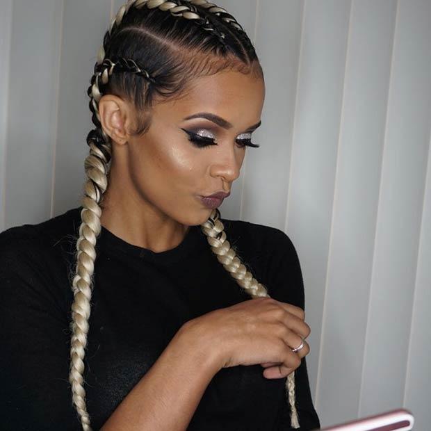 20 Best Ghana Braids Hairstyles 2018 国际 蛋蛋赞