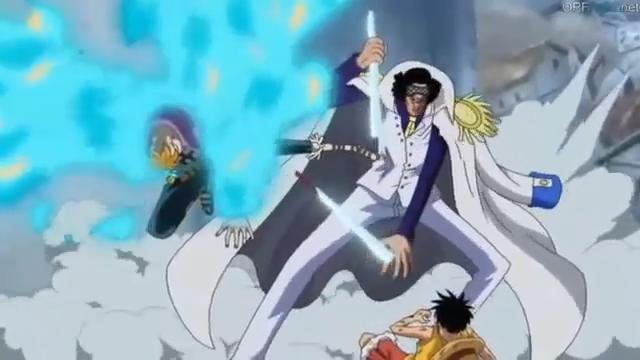 One Piece マルコ ルフィvs青キジ Marco Luffy Vs Aokiji
