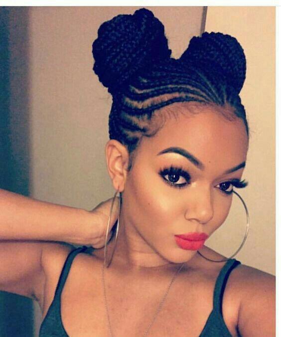 Top 20 Most Beautiful Double Bun On Natural Hair For Black
