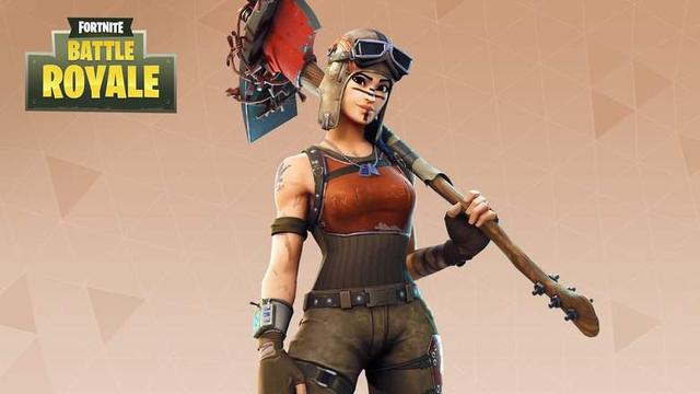 renegade raider - skin fortnite chef de lequipe bleu