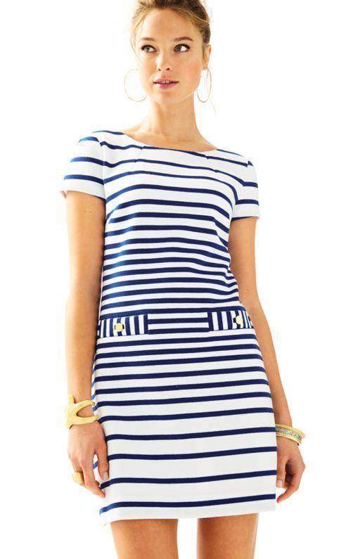 tendências para vestido listrado agora