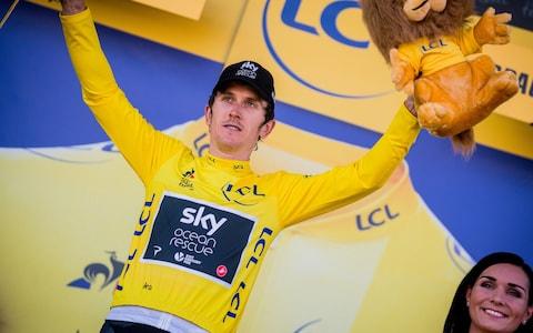 geraint thomas yellow jersey