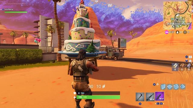 Ou Trouver Tous Les Lieux De Gateau D Anniversaire Fortnite - 