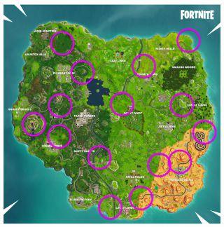 ou trouver les 15 emplacements de portail rift a fortnite - fortnite portail