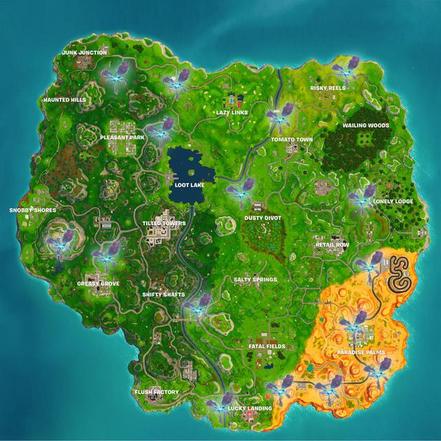 Emplacement lama fortnite saison 5