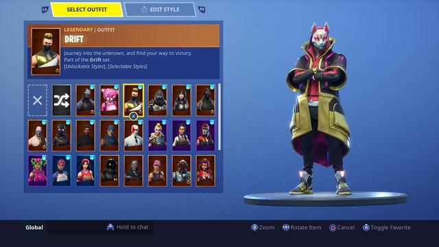 obwohl es sich bei drift um ein tier 1 entsperren handelt haben sie nur zugriff auf seine basisform die immer noch ein ziemlich schickes armelloses - fortnite battle pass far immer