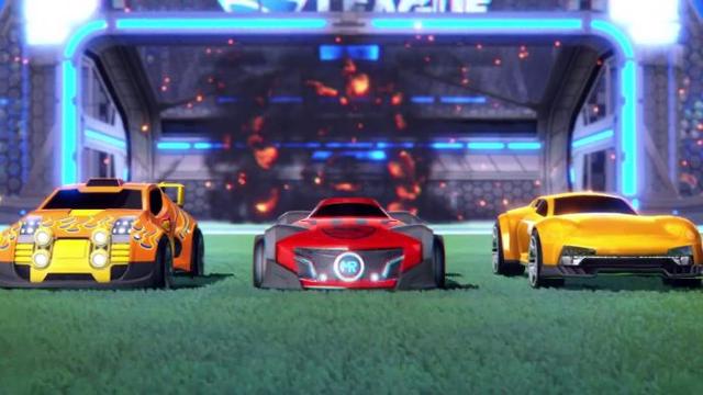 rocket league hot wheels pack