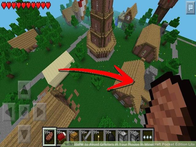 Wie Man Griefers In Ihrem Haus In Minecraft Pocket Edition Lite Vermeidet Spielinformationen