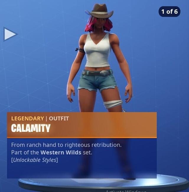 Fortnite Season 6 Hat 7 Neue Skins Eingefuhrt Hier Ist Wie Man - calamity ist die andere haut die in staffel 6 leicht verfugbar ist du kannst sie freischalten indem du den battle pass der saison kaufst