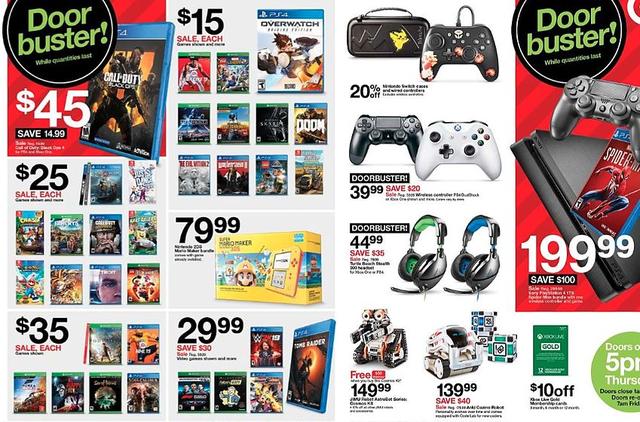 playstation 4 games black friday 2018