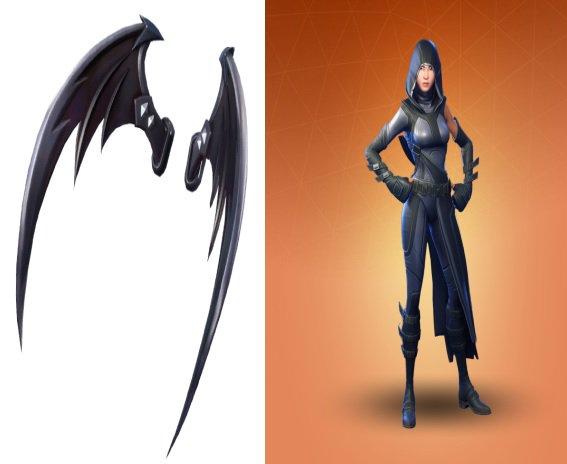 fate skin black dusk wings - fortnite pfadfinder skin