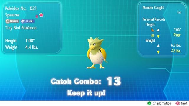 How Catch Combos Work In Pokemon Lets Go Pikachu And Eevee