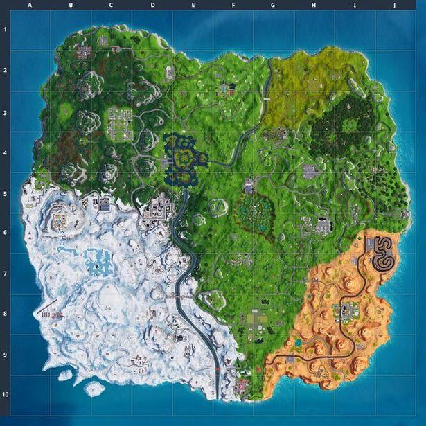 Fortnite Season 7 New Map Revealed Winter Battle Royale Map Added 国际 蛋蛋赞