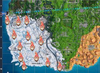 Hidden Chilly Gnomes Fortnite Location Fortnite Chilly Gnomes Locations Where To Search Chilly Gnomes For The Season 7 Week 6 Challenge 国际 蛋蛋赞