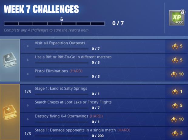 Fortnite Season 7 Week 7 Challenges And How To Use A Rift Or Rift - fortnite season 7 week 7 challenges and how to use a rift or rift
