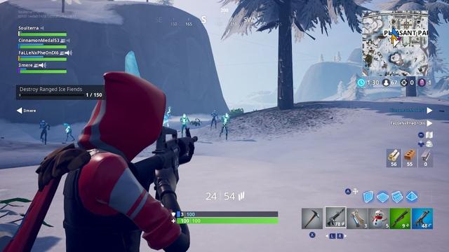 Fortnite Ice Storm Challenges Destroy Ranged Ice Fiends And Golden - fortnite ice storm challenges destroy ranged ice fiends and golden ice brutes gaming
