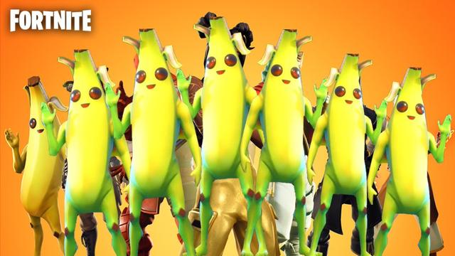 fortnite s latest skin is a demonic banana called peely and fans love him gaming - fortnite peely reactive skin