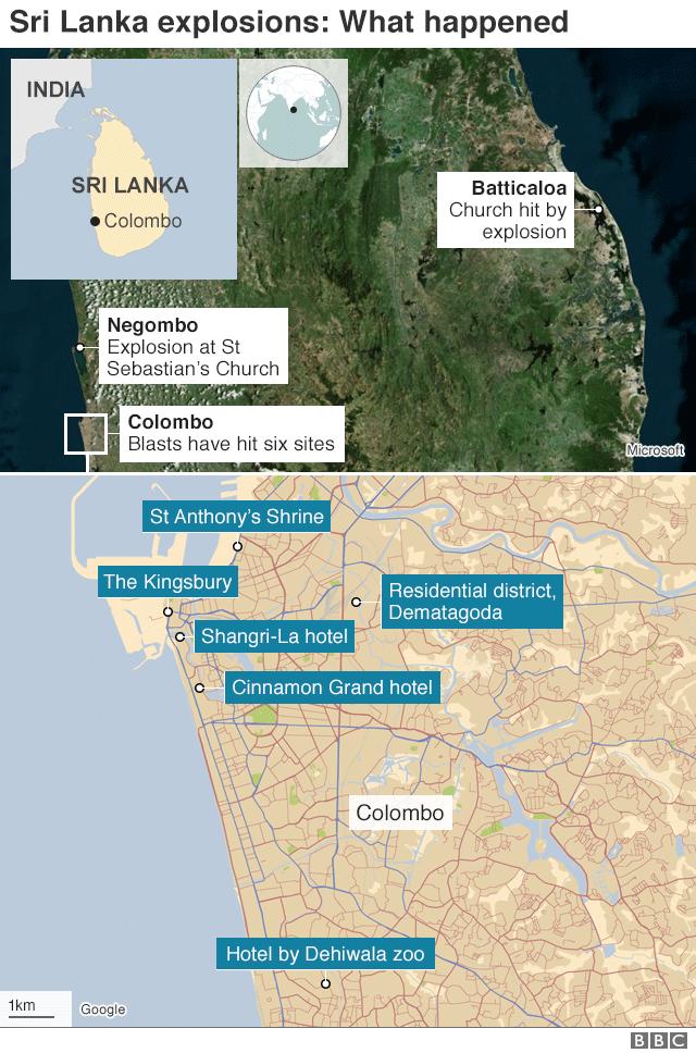 Sri Lanka attacks: What we know about Easter bombings