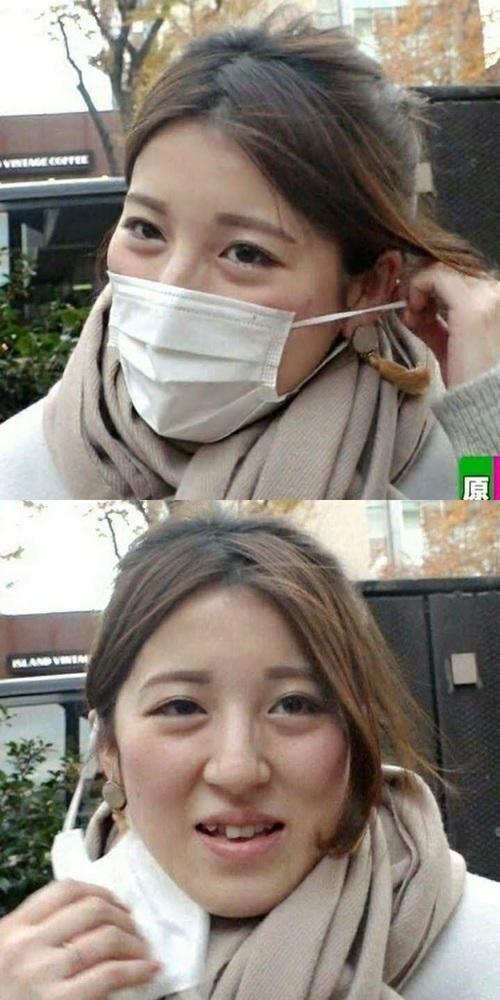 画像 マスクを外した女性の顔が衝撃 現代の口裂け女 マスク犯罪 Beezまとめ