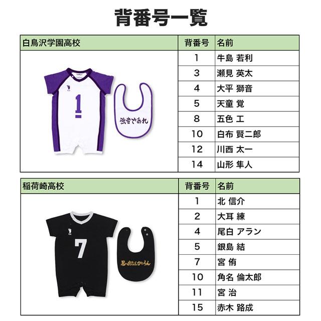 ハイキュー Babydoll コラボ第2弾決定 稲荷崎 白鳥沢が仲間入り Beezまとめ