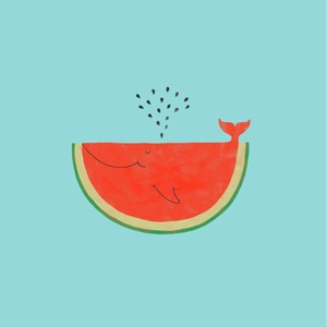 Watermelon whale