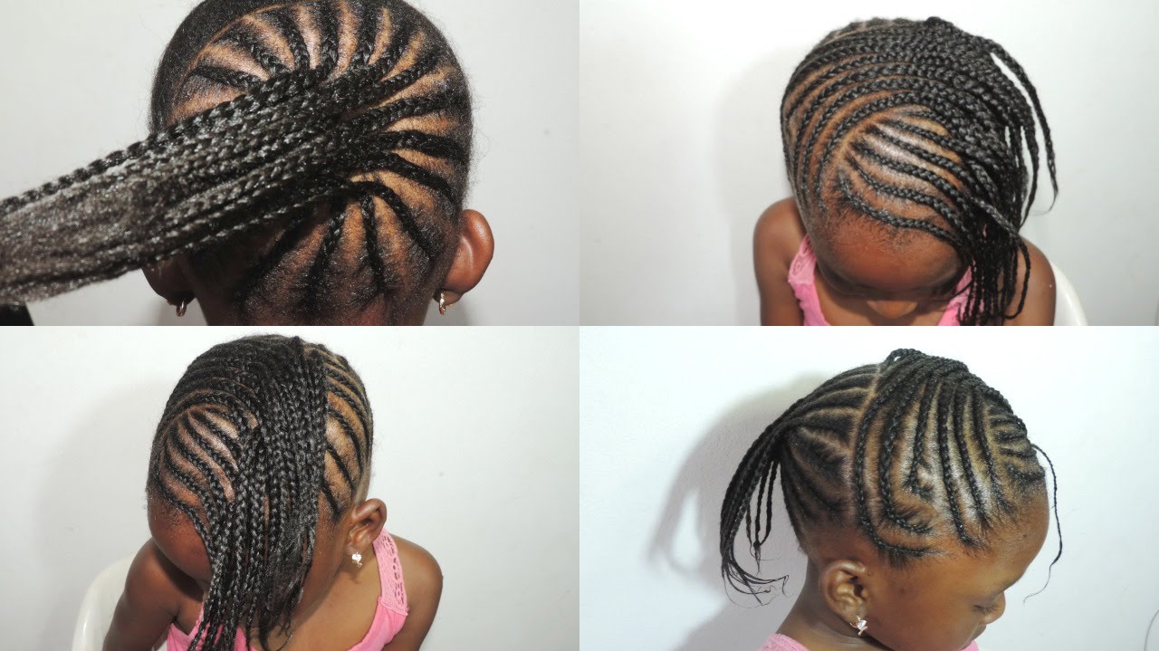 Lightweight Braided Hairstyles For Little Black Princesses 2018