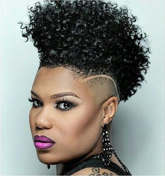 Hairstyles With Shaved Sides And Back For Black Women