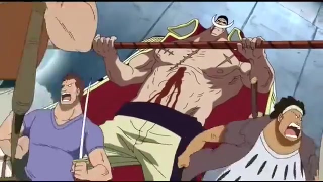 ワンピース 青キジが初めて怪我をしたシーン