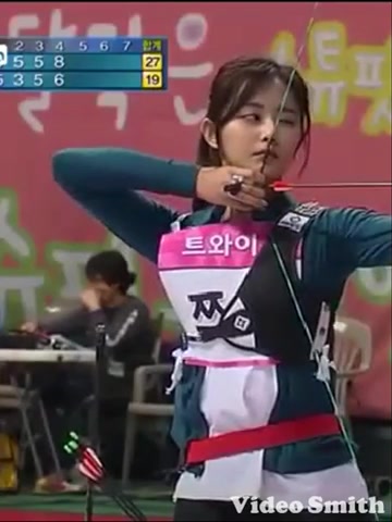 アーチェリー 韓国の美人アーチェリー選手