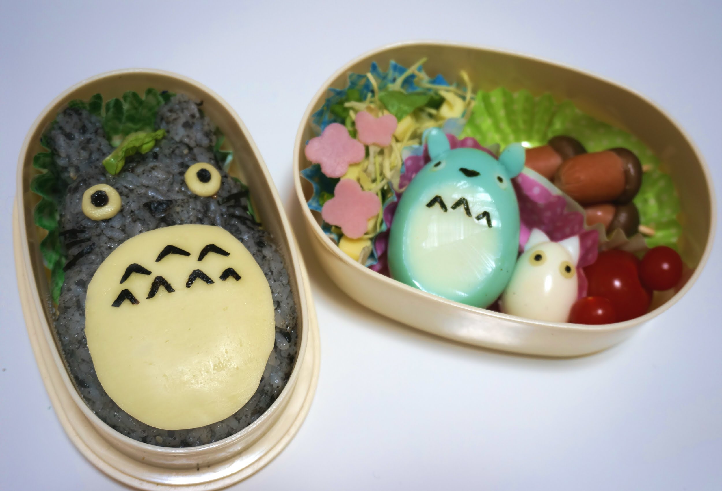 Totoro Bento Box Tutorial トトロキャラ弁のつくりかた