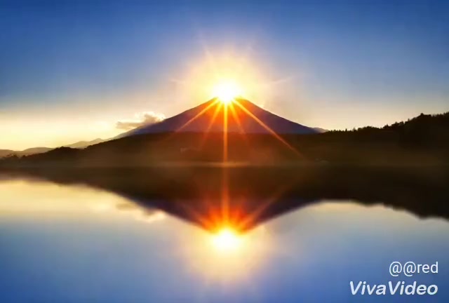 ダイヤモンド富士待ち受けにして金運アップ